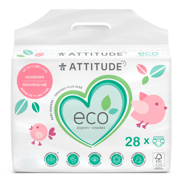 Attitude - Baby Diapers Newborn (Up To 5kg)
