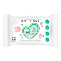 Attitude - Baby Wipes 100% Biodegradable