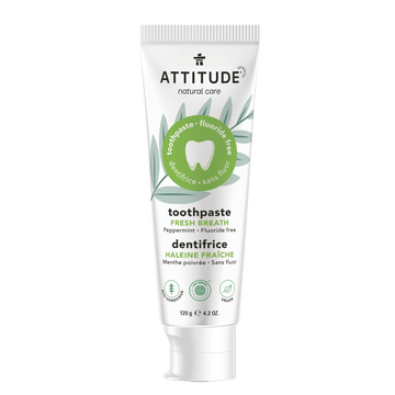 Attitude - Toothpaste Fluoride-Free - FreshBreath