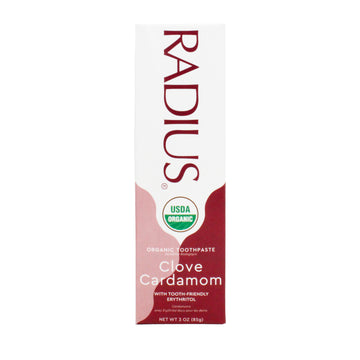 Radius Corporation - Toothpaste - USDA Organic Clove Cardamom Gel