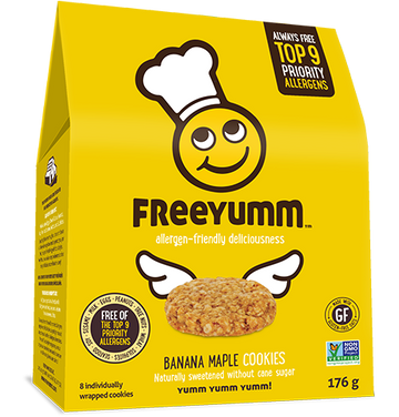 FreeYumm - Banana Maple Cookies