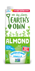 Earth's Own - Almond, Fortified, Vanilla, Unsweetened 946ml