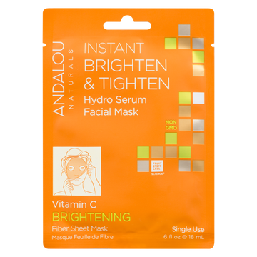 Andalou Naturals - Instant Brighten & Tighten Facial Sheet Mask