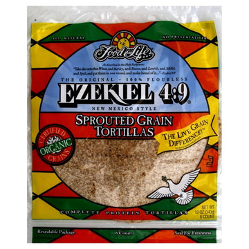 Food For Life - Tortillas, Sprouted Grain, Ezekiel (9")