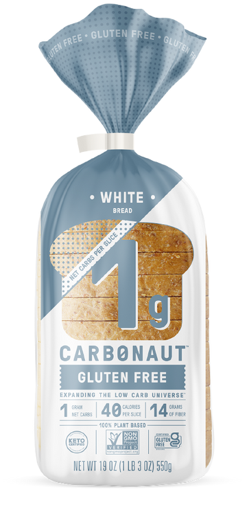 Carbonaut - Plant-based Gluten Free Keto Bread - White