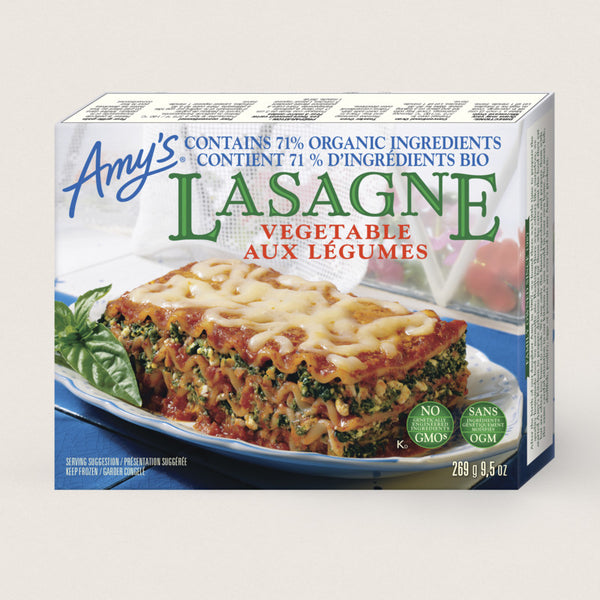 Amy's - Lasagna, Vegetable