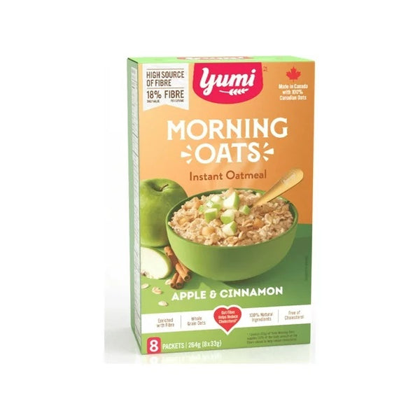 Yumi - Morning Oats, Instant Oatmeal, Apple & Cinnamon