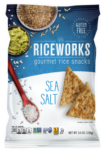 RiceWorks - Rice Chips, Sea Salt
