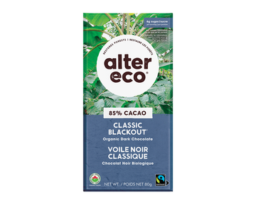 Alter Eco - Chocolate Bar - Dark Blackout