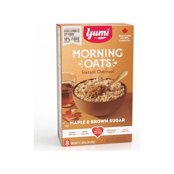 Yumi - Morning Oats, Instant Oatmeal, Maple Brown Sugar