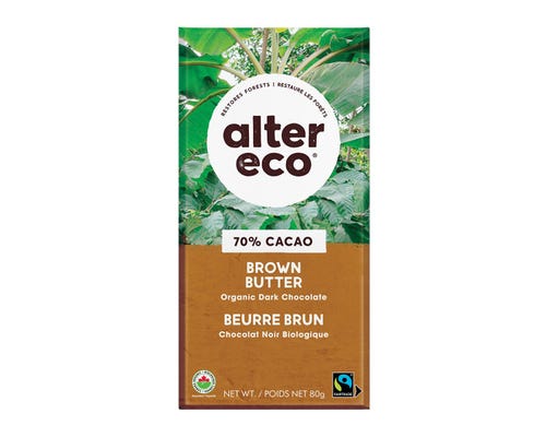 Alter Eco - Chocolate Bar - Dark Salted Brown Butter