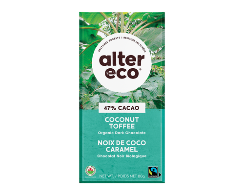 Alter Eco - Chocolate Bar - Coconut Toffee