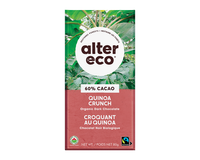 Alter Eco - Chocolate Bar - Dark Quinoa Crunch