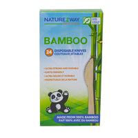 NatureZway - Bamboo Disposable Knives