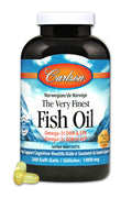 Carlson Laboratories - Very Finest Fish Oil Lemon - 240 Soft Gels