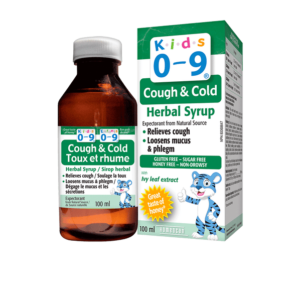 Homeocan - Kids 0-9 Cough& Cold Herbal Syrup