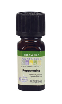 Aura Cacia - Peppermint, Natural Organic EO