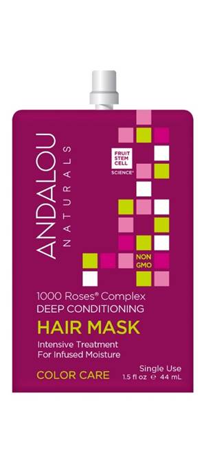 Andalou Naturals - Hair Mask, 1000 Roses Color Care