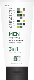 Andalou Naturals - Men Invigorating Body Wash