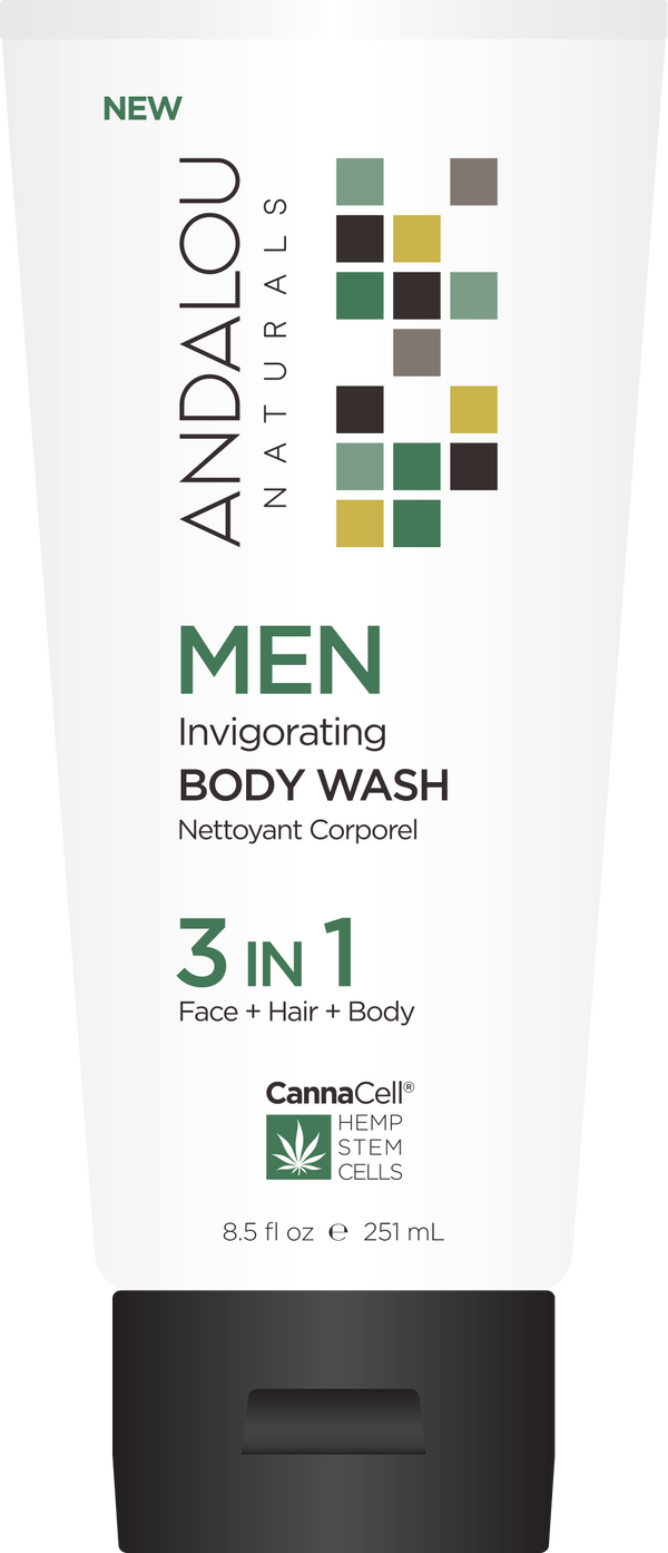 Andalou Naturals - Men Invigorating Body Wash