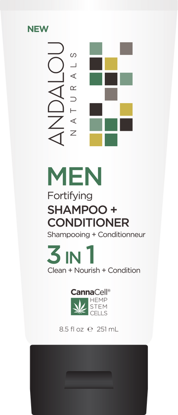 Andalou Naturals - Men Fortifying Shampoo + Conditioner