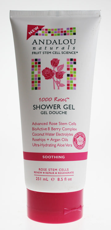 Andalou Naturals - 1000 Roses Soothing Shower Gel