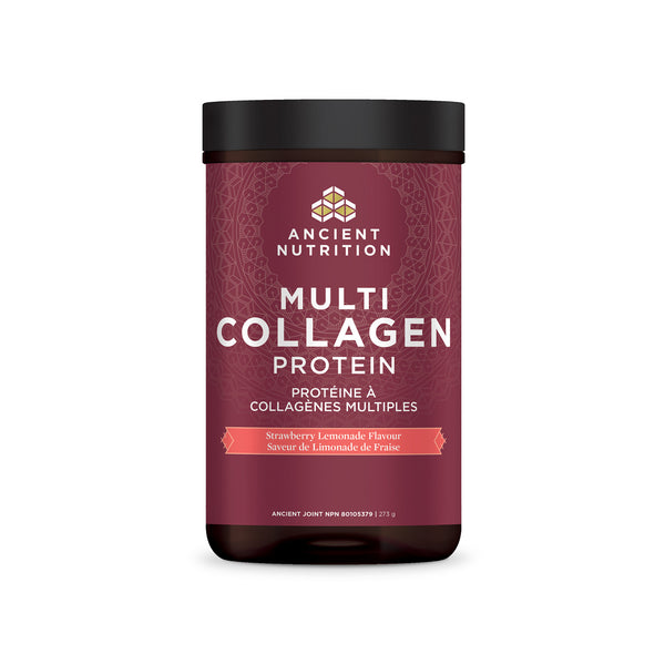 Ancient Nutrition - Multi Collagen Protein - Strawberry