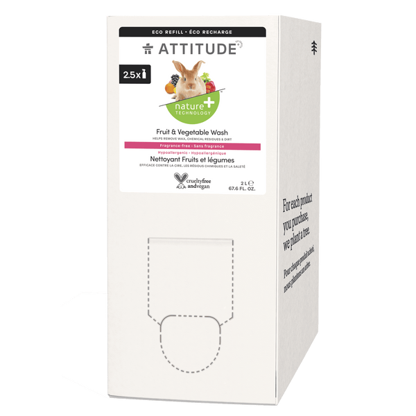 Attitude - Fruit & Vegetable Wash - Fragrance Free - 2L