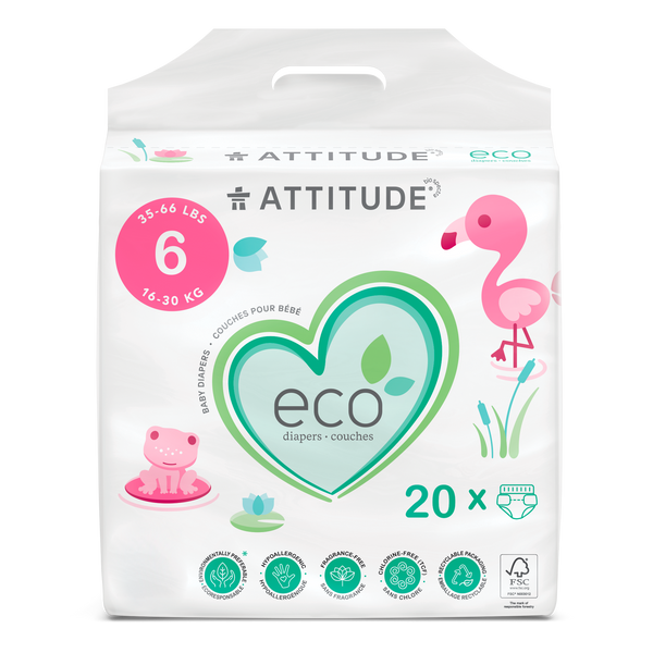 Attitude - Baby Diapers XL Size 6 (16-30kg)