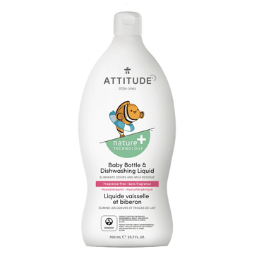 Attitude - Dishwashing Liquid - Baby Fragrance Free
