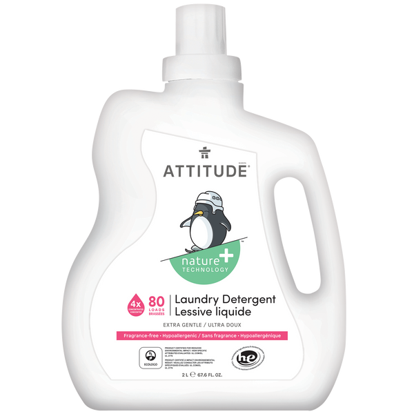 Attitude - Laundry Detergent Baby Fragrance Free (80)