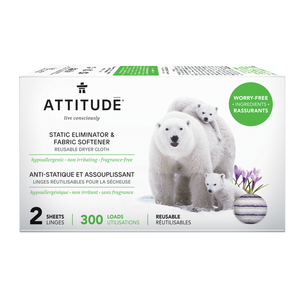 Attitude - Static Eliminator & Softener Cloth