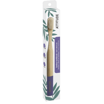 Attitude - Adult Toothbrush Purple Handle