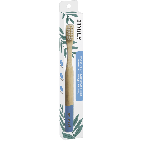 Attitude - Adult Toothbrush Blue Handle