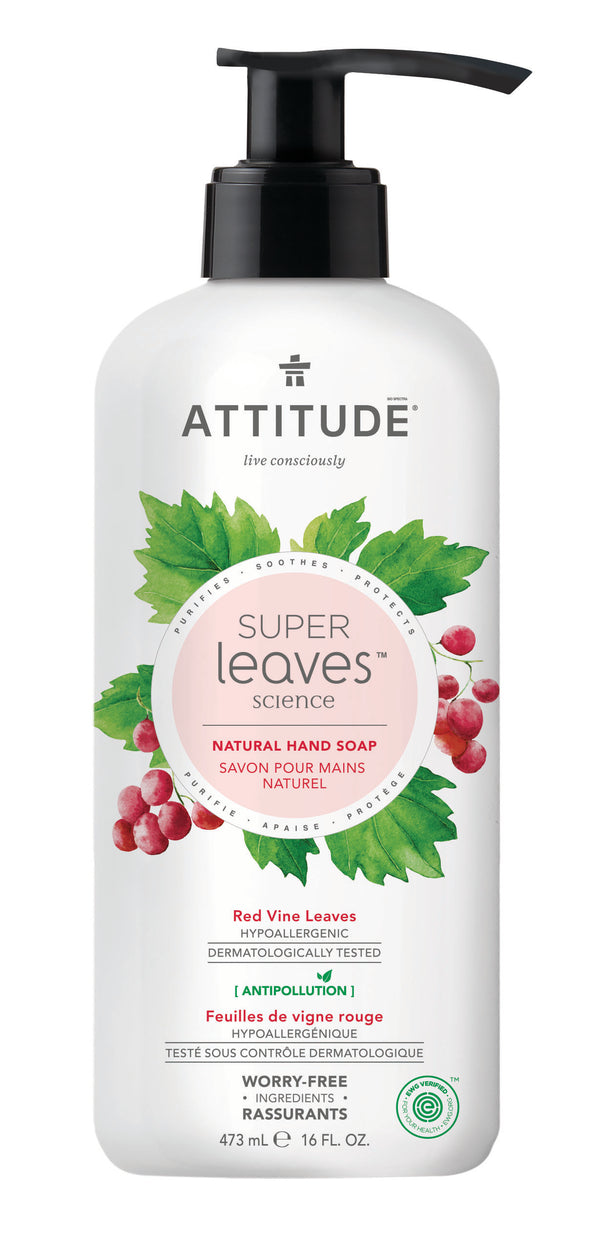 Attitude - Hand Soap - Red Vines Leaves