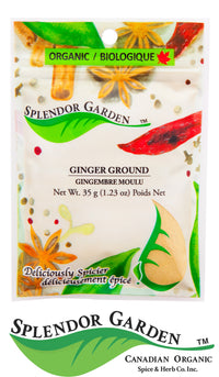 Splendor Garden - Organic Ginger Ground