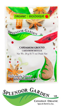 Splendor Garden - Organic Cardamom Ground