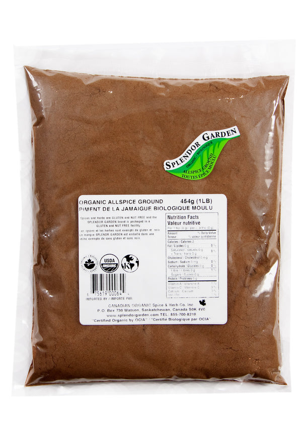 Splendor Garden - Organic Allspice Ground - 454g