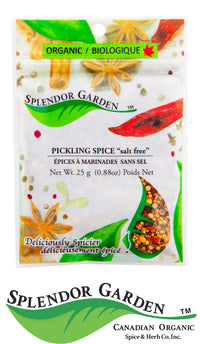 Splendor Garden - Organic Pickling Spice Salt Free
