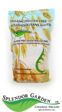 Splendor Garden - Organic Gluten Free Quick Rolled Oats - 908g