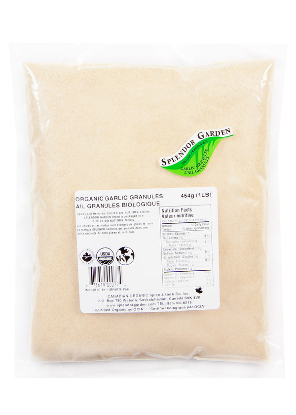 Splendor Garden - Organic Garlic Granules - 454g