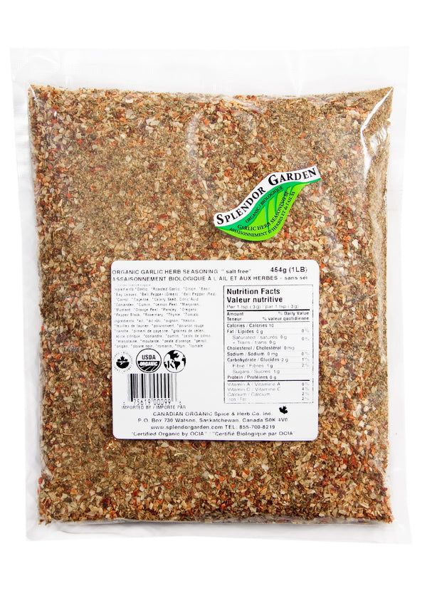 Salt Free Garlic and Herb Seasoning - Spices Inc