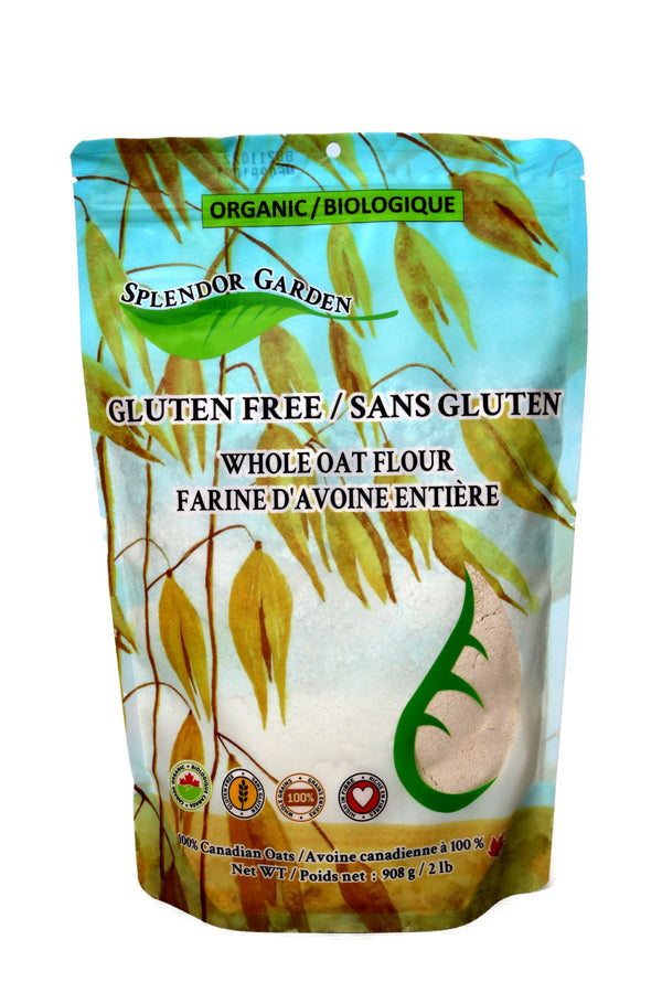 Splendor Garden - Organic Gluten Free Whole Oat Flour - 908g
