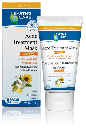 Earth's Care - Acne Treatment Mask-5% Sulfur