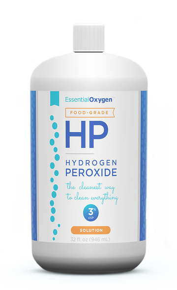 Essential Oxygen - Hydrogen Peroxide, Food Grade 3%, Large
