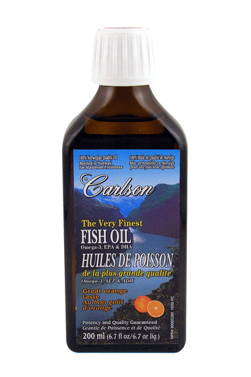 Carlson Laboratories - The Very Finest Fish Oil - Orange - 200 ml