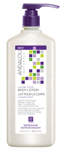 Andalou Naturals - Lavender Thyme Refreshing Body Lotion