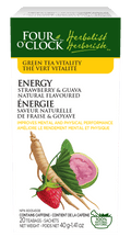 Four O'Clock - Energy Green Tea Strawberry-Guava