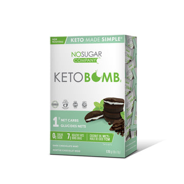 No Sugar Company - No Sugar Keto Bombs Chocolate Mint - 10 pack