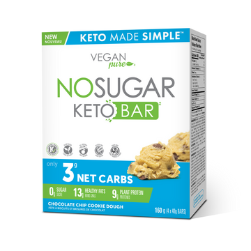 No Sugar Company - No Sugar Keto Bar Chocolate Chip - 4 pack
